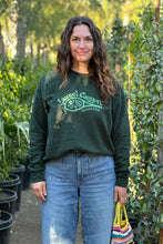 Load image into Gallery viewer, Laurel Canyon Tennis Club Crewneck Sweatshirt in Dark Green
