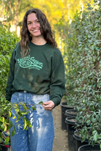 Load image into Gallery viewer, Laurel Canyon Tennis Club Crewneck Sweatshirt in Dark Green
