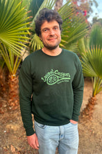 Load image into Gallery viewer, Laurel Canyon Tennis Club Crewneck Sweatshirt in Dark Green
