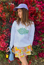 Load image into Gallery viewer, Laurel Canyon Tennis Club Crewneck Sweatshirt in White
