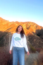 Load image into Gallery viewer, Laurel Canyon Tennis Club Crewneck Sweatshirt in White
